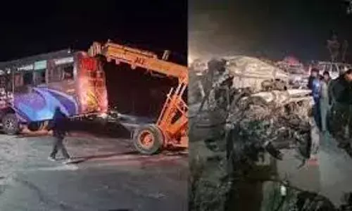 महाकुंभ जा रहे लोगों से भरे वाहन और बस की टक्कर, 10 की मौत, 19 घायल, राष्ट्रपति ने दुख जताया