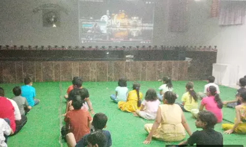 एम.जी. पब्लिक स्कूल में बच्चों को कराया पंजाब का वर्चअल टूर