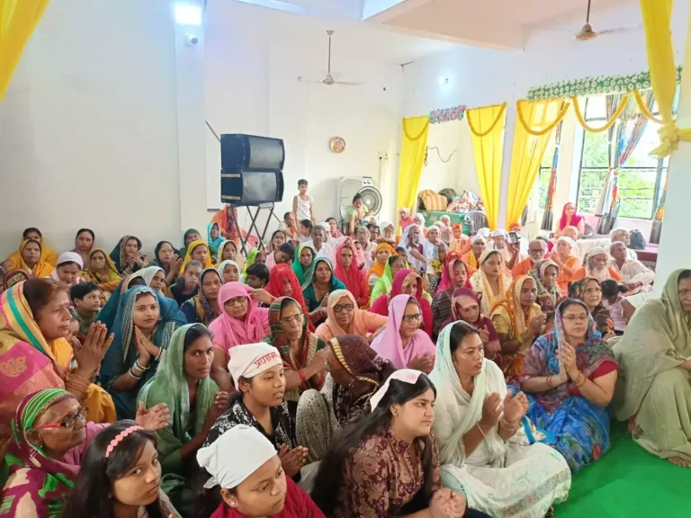 श्री कृष्ण प्रणामी मंदिर में 40 परायण पाठ का हुआ समापन