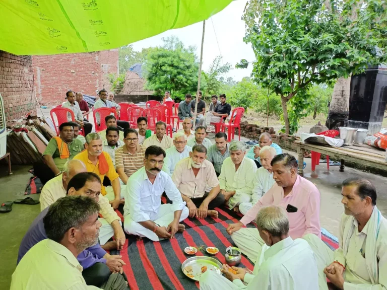 भाकियू लोक शक्ति के ब्लॉक उपाध्यक्ष पंडित बृजेश शर्मा के निधन पर शोकसभा का आयोजन, नेताओं ने दी श्रद्धांजलि