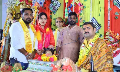 राम मंदिर गांधी कालोनी में कथा का चतुर्थ दिवस मनाया गया