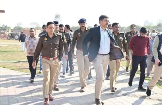 देवबंद में मुख्यमंत्री योगी के आगमन से पहले हाई अलर्ट, DIG–DM–SSP ने खुद संभाली कमान