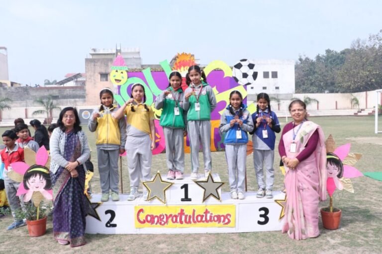 एम.जी. पब्लिक स्कूल में वार्षिक खेल दिवस पर जोश और अनुशासन का संगम