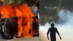 वेतन बढ़ाने की मांग, सड़कों पर आग और पथराव — नोएडा में भड़का गुस्सा